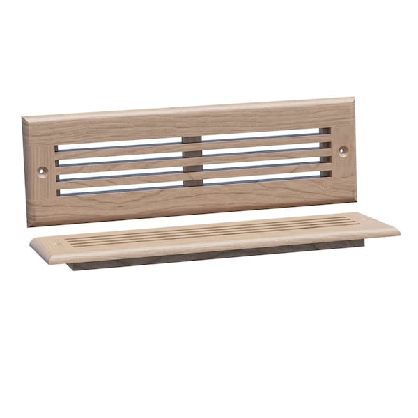 Designs Of Distinction 11.75"W Linear Style Toe Kick Vent - Cherry 01992210CH1 - main